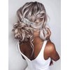 Unsutuo Crystal Bride Wedding Hair Comb Silver Leaf Bridal Hair Accessories Rhinestone Hair Pieces for Women and Girls