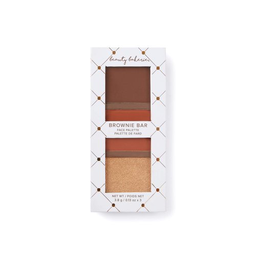 Beauty Bakerie Brownie Bar Mini Makeup Palatte, Contour, Bronzer, and Highlighter Makeup, Travel Size