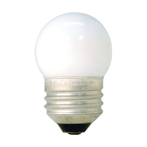 GE Lighting 41267 Nightlight Incandescent Bulb S11 Medium Screw (E26) 120V 7.5W Soft White, 12-Pack, 12 Count (Pack of 1), True
