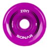 Riedell Sonar Wheels - Zen - Quad Roller Skate Wheels - 4 Pack of 32mm x 62mm 85A Wheels | Magenta