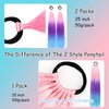 Kids Ponytail Extension With Hair Tie, Blue Pink Purple Ponytail Extension, Crazy Hair Day, Colored Hair Extensions for Kids, Festival Hair, Rave Hair, Ombre Ponytail 2 Packs 25 inch