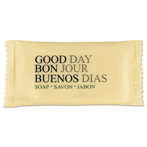 Good Day Amenity Bar Soap, Pleasant Scent, 0.75 Oz, Case of 1,000