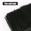 Barber Brush, Neck Duster Brush for Hair Cutting, Soft Hair Neck Cleaning Brush, Professional Hair Brush for Hairstylists - Black