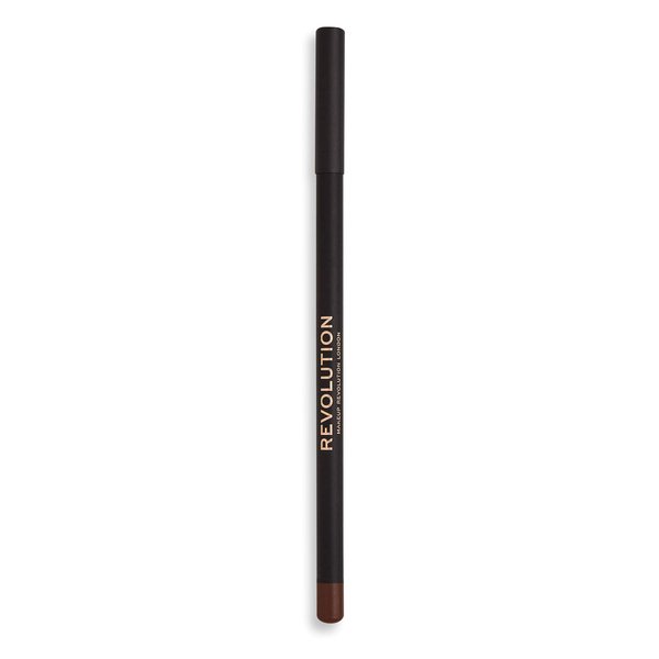 Makeup Revolution Eyeliner, Eyeliner Pencil, Highly Pigmented, Create Smokey Eye Looks, Vegan & Cruelty-Free, Brown, 1.3g