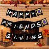 Happy Friendsgiving Banner Friendsgiving Banner Party Decorations, Happy Friendsgiving Party Decorations Happy Friendsgiving Sign for Friends Friendsgiving Thanksgiving Decorations