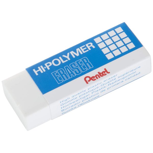 Pentel Hi Polymer Eraser ZEH-10 for Use on Paper 65 x 25 x 12 cm