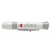 OWELL Lancing Device Kit – Adjustable Depth, Pain-Free Blood Glucose Testing, Includes 4 Needle Gauges/Needle Thickness, Compatible with Most Lancets – Includes 40 Sterile Lancets