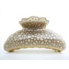 Generic Art deco champagne gold sparkle hair claw clip for thick hair