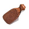 Handmade Natural Terracotta Foot Scrubber, Pumice Stone, Natural Exfoliating Tool for Smooth, Soft Feet Callus Remover (RED, STANDARD)