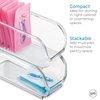 iDesign BPA-Free Plastic Sugar Packet Holder and Organizer, The Linus Collection - 2.25" x 4.5" x 2", Clear