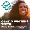 Tom's of Maine Activated Charcoal Whitening Toothpaste with Fluoride, Peppermint, 4.7 oz.
