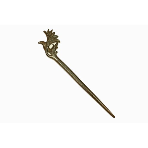Black Ebony Hair Stick Hand-carved Hair Stick - WHS007