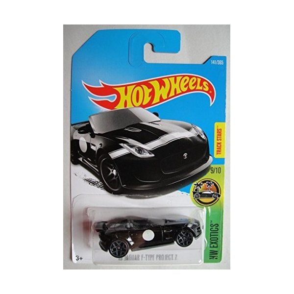 Hot Wheels 2017 HW Exotics '15 Jaguar F-Type Project 7 141/365, Black