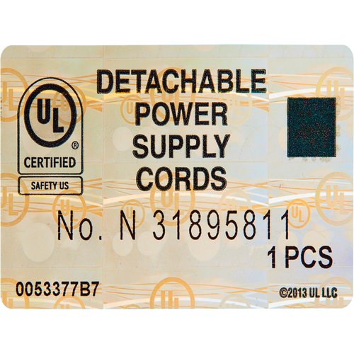 Chanzon Vizio Power Cord 10ft for Vizio D-E-M-Series HDTV Smart LED LCD TV Sharp Sony PS1 (2 Prong NEMA-1-15P IEC320-C7 Plug) 7A 2Slot Universal Replacement Wall UL Listed Polarized AC Cable