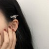 Simple Butterfly Hair Clip for Woman Crystal Butterfly Hair Pins Silver Butterfly Hair Barrettes Paved Butterfly Decorative Hairpin Butterfly Insect Hair Accessories for Teen Girls Gifts (Style:B)