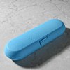 CM 2 Pcs Plastic Travel Case Toothbrush Carrying Case Holder Container Compatible with Oral B Pro, Sonicare and Other Electric Toothbrush (Blue & Pink)