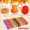 Jenaai 72 Pcs Fall Stampers for Kids Fall Party Favors Autumn Self Ink Stamps Bulk Thanksgiving Party Favors Assorted Kids Stamps Fall Toys for Party Gift Goody Bag Filler Treats, Classroom Rewards
