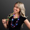 FlashingBlinkyLights Light Up LED Mardi Gras Bead Necklaces in Multicolor Assortment (Party Set of 12)