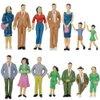 P2501 Model Trains Architectural 1:25 Scale Painted Figures Scale G Sitting and Standing People Model Railway Layout New (14 PCS)