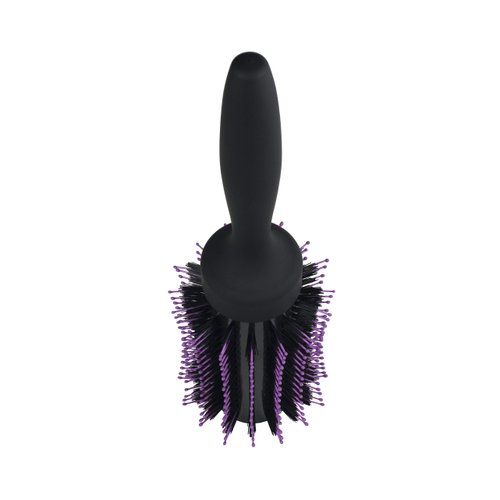 Wet Brush Volumizing Round Brush for Fine to Medium Hair - Salon Blow-Out, Less Pain & Breakage, Lightweight Boar Bristle Detangles & Removes Knots