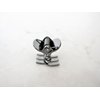 Generic Extra tiny mini dark silver rose gold bronze metal hair claw clips (set of two) (Primary color: Bronze)