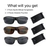Hyyiyun 3 Pairs Bifocal Sunglasses for Men and Women, Half Rim Outdoor UV Protection Reader Glasses