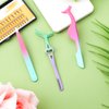 3pcs Lash Tweezers Set, Gradient Color Eyelash Tweezers for False Lashes Stainless Steel Eyelash Applicator Tool Eyelash Extension Tweezers for Classic Lashes False Lashes Makeup