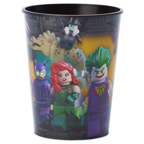 American Greetings Lego Batman Party Supplies, Reusable 16 oz. Plastic Party Cup, 1-Count