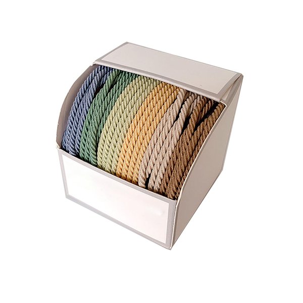12 Pcs Boxed Ladies Elastic Hair Ties Simple and Stylish Non-marking Hair Ties No Damage to Hair Suitable for Women with Thick and Thinning Hair(LWHS)