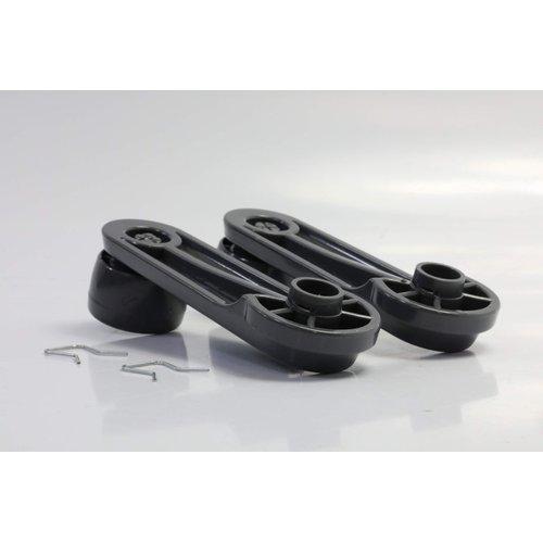 Performance PFM-353353 Gray Window Crank Handles Pair for Various Nissan Truck and SUVS