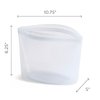 Stasher Reusable Silicone Storage Bag, Food Storage Container, Microwave and Dishwasher Safe, Leak-free, 6 Cup Bowl, Clear