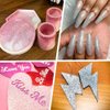 Fine Glitter for Resin 150g, Premium Craft Glitter, Resin Extra Fine Holographic Glitter Multi Purpose Dust Powder, Sparkle Cosmetic Glitter for Nails Body Face Eye Makeup (Rose Pink)