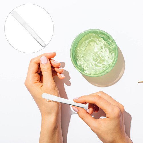 Ciieeo Stainless Steel Ointment Spoon Eye Cream Spoon Facial spatulas Facial Cream mask Spoon Skincare Cosmetics Spoon Creme Makeup Mixing Spoon Face Cream Scoops Metal Ball Miss Small