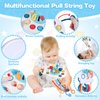 5 in 1 Montessori Toys for Babies 0-3-6-12 Months, Soft Baby Teething Toys, Sensory Bin Toy, Stacking Building Blocks & Rings for Infants,Developmental Toys for Toddler,Gift for Baby 12-18 Months