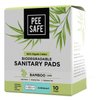 Pee Safe Biodegradable Sanitary Pads - Overnight (Pack of 10) | 100% Organic Cotton & Bamboo Pulp | Organic Sanitary Pads | Cotton Sanitary Pads | Bamboo Sanitary Pads | Biodegradable Disposable Bags