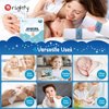 Orighty Baby Washcloths 6 Pack, Ultra Soft Flannel for Delicate Skin, Baby Wash Cloths for Newborns & Infants, Multi-Purpose Baby Bath Towels, Face Towels, Face Cloths, Baby Registry as Shower (White)