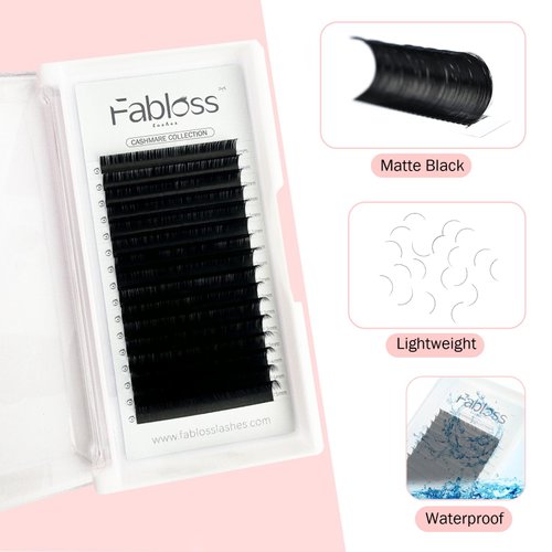 Volume Lash Extensions 0.03-0.07mm C D CC Curl Eyelash Extensions 8-20mm Easy Fan Volume Lashes Semi Permanent Individual Lash Extension Long Lasting Blooming Lashes (0.03-CC, 8-15mm mix)