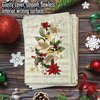 The Best Card Company 12 Christmas Thank You Greeting Cards Box Set with 5 x 7 Inch Envelopes (1 Design, 12 Each) Holly Notes B6650DXTG