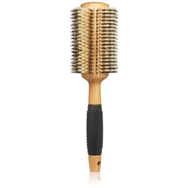 Sam Villa Signature Series Oval Nylon & Boar Bristle Round Brush With Bamboo