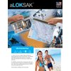 LOKSAK - aLOKSAK Waterproof Cellphone Dry Bags - Airtight Underwater Phone Pouch - Touch Screen Compatible - Diving Certified - 2 Pack- 6in x 9in