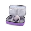 Luxja Sewing Accessories Organizer, Double-Layer Sewing Supplies Organizer for Needles, Scissors, Measuring Tape, Thread and Other Sewing Tools (NO Accessories Included), Purple