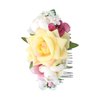 Leadigol Silk Flower Hair Comb Elegant Temperament Women Hair Comb Gift Hair Ornaments Korean Hairpin
