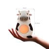 TOYMAKER La Granja de Zenon Stuffed Animals Cow Plush La Vaca Lola Spanish Toys Baby for Babies Cow Toys 6 to 12 Months Crib Soother with Music and Lights for Birthday Christmas