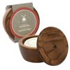 MÜHLE Wooden Bowl with Shaving Soap | Sandalwood | 65 Grams | Shave Soap for Men | Steamed Ash Shaving Bowl | Rich & Light Soap Formula | Nurturing Shave Soap Lather