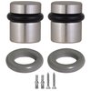 Design House 189332-SN Cylindrical Door Stop, 2-Pack, Satin Nickel, 2 Pack