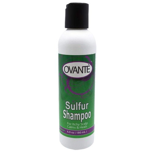 OVANTE White Sulfur Shampoo, Scalp Acne Treatment, Scalp Folliculitis Treatment, Anti-Dandruff Shampoo for Men & Women with Scalp Acne, Folliculitis, Dandruff - 6.0 oz