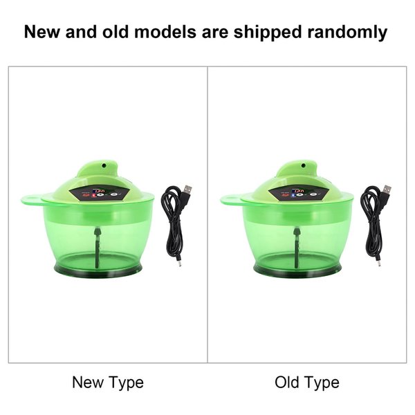 Electric Hair Coloring Bowl Hair Art Dyestuff Automatic Mixer Blender Household Hair Dye Cream Mixing Bowl Kit for Salon Home Use (Green)