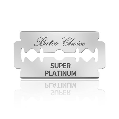 Bates- Double Edge Razor Blade, Stainless Steel, 40 Pack, Razor Blades for Men, Safety Razor Blades Double Edge, Shaving Blades for Men, Blades for Shaving, Mens Razor Blades, Razors Blades for Men