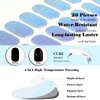 Nelikoo Semi Cured Gel Nail Strips, 20 pcs Gel Nail Stikers, Gel Nail Wraps Semi Cured, Salon-Quality, 2 Weeks Long Lasting Ice Age
