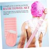 PACKOVE 1 Set Exfoliating Mitt Back Scrubber Gentle Shower Cloth for Dead Skin Removal Comfortable Hand Scrub Glove for Refreshing Skin Care Versatile Reusable Exfoliation